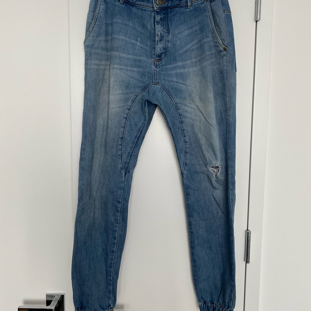 ZANEROBE JEANS SKINNY LEG/ DROP CROTCH